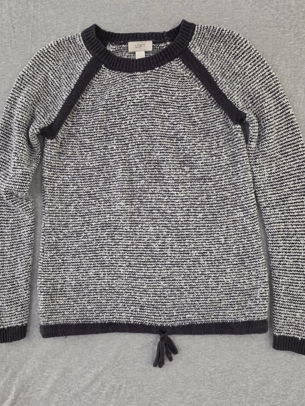 Gray Marled Crewneck Sweater - Women